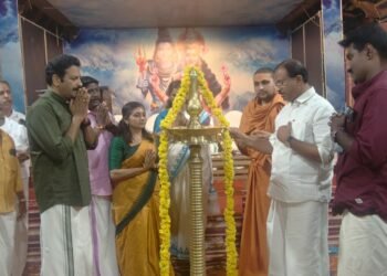 ഇളംകുളം ശ്രീ മഹാദേവ ക്ഷേത്രത്തിൽ ശ്രീ മഹാ ശിവപുരാണയജ്ഞം ആരംഭിച്ചു