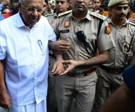 Rajya Sabha MP, Ex Chief Minister detained in Delhi